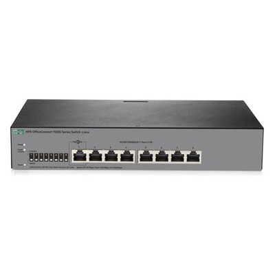 HPE 1920S 8G коммутатор (8x10/100/1000 RJ-45, веб-интерфейс, 19')